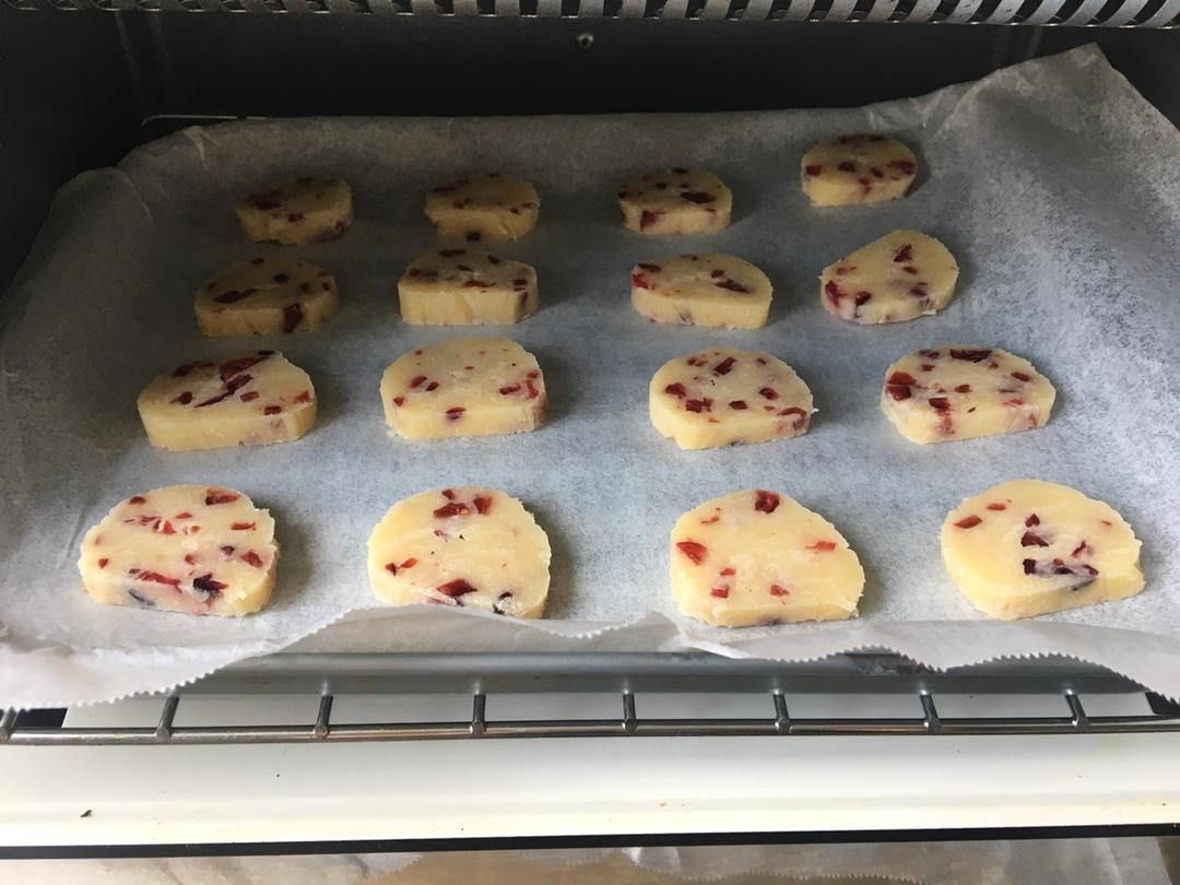 低糖少油版蔓越莓饼干