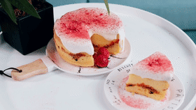 咸蛋黄戚风蛋糕-不一样的戚风蛋糕的做法