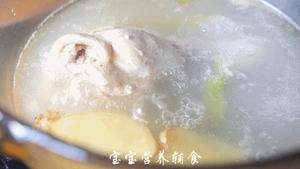 莴笋鸡肉玉米粥-宝宝辅食的做法 步骤3