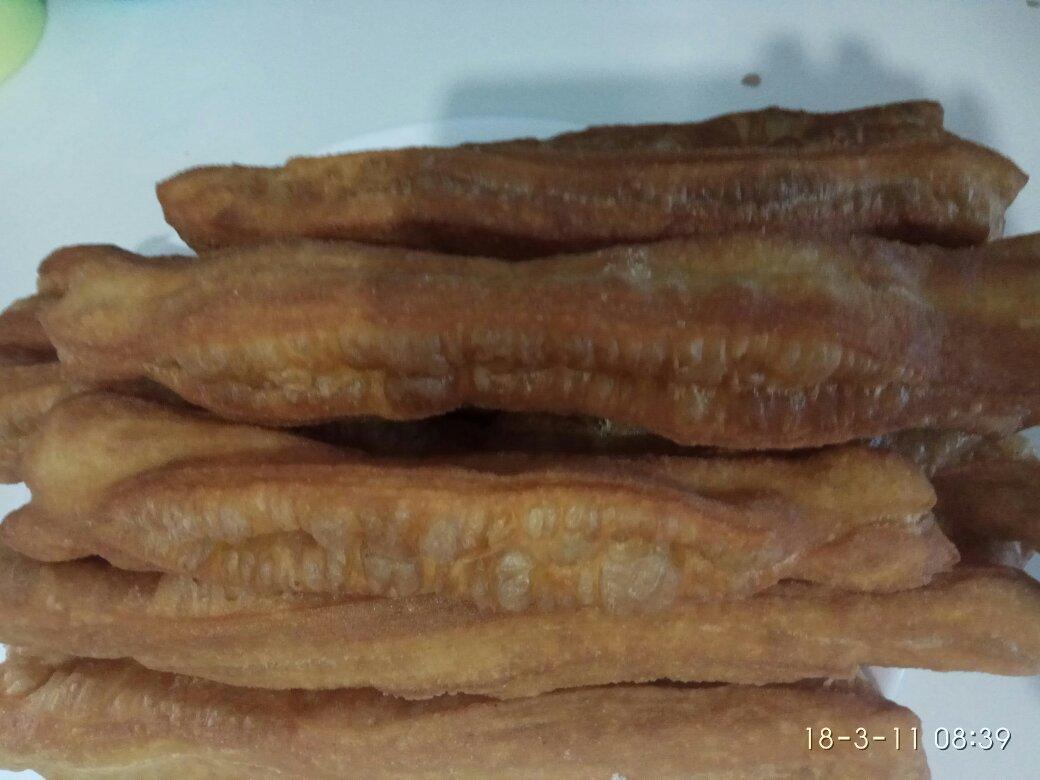 自制无泡打粉油条