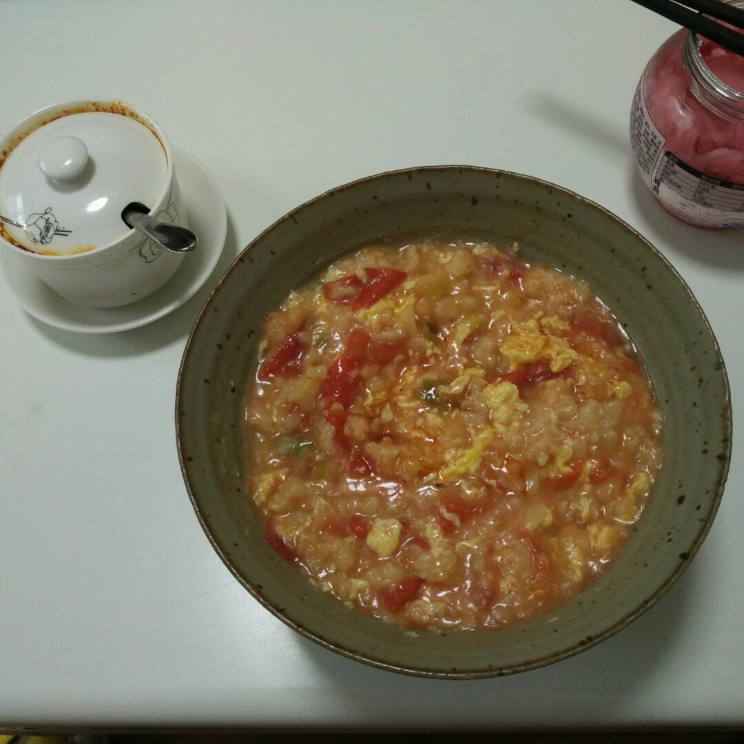 西红柿鸡蛋疙瘩汤