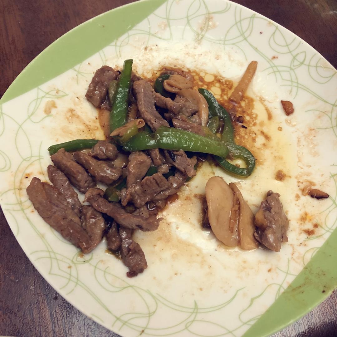 超级嫩的青椒牛肉丝