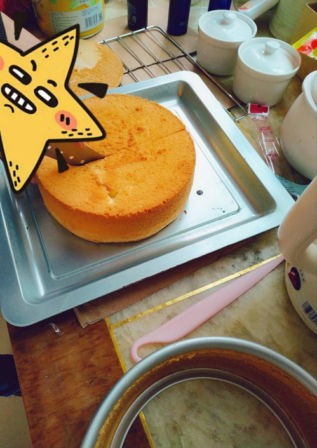 八寸戚风蛋糕