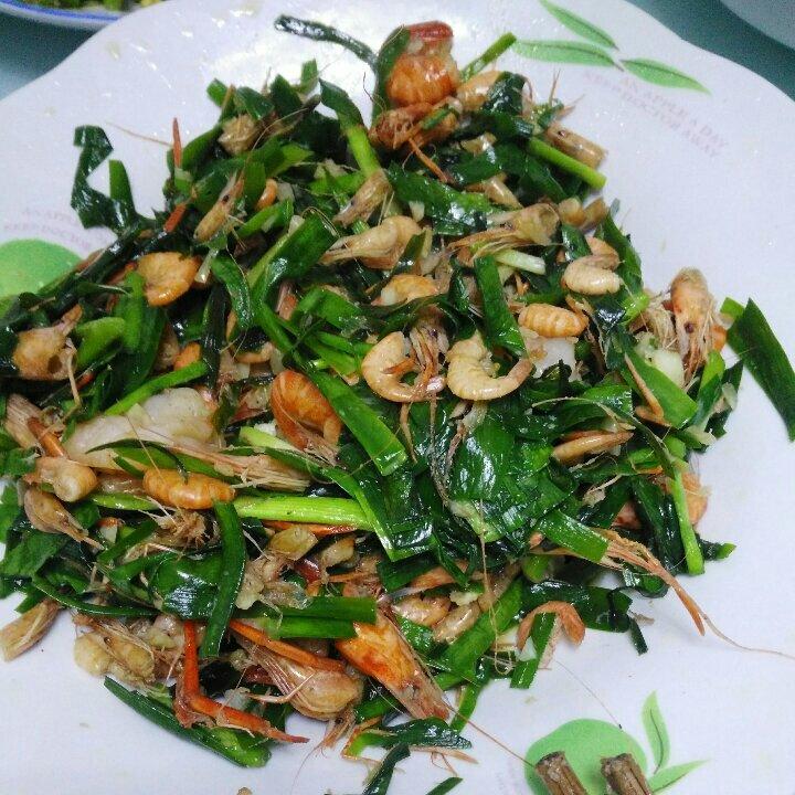 韭菜炒小虾