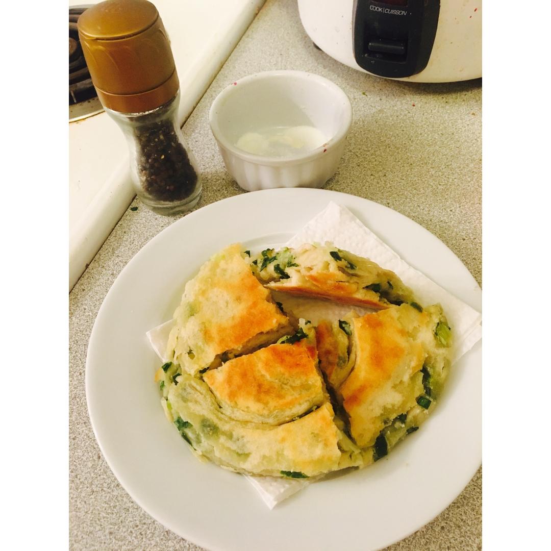 发面葱油酥饼