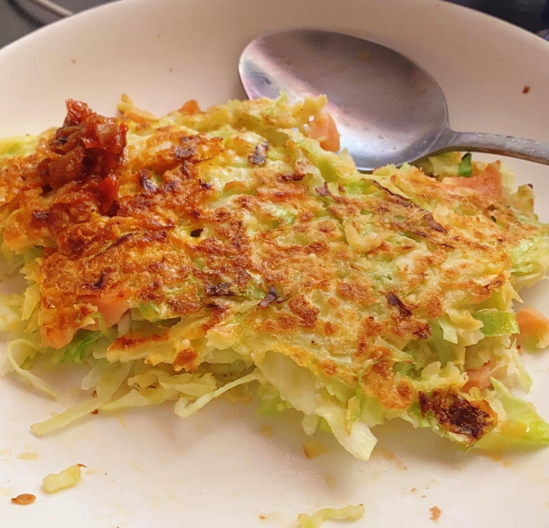 让孩子大口吃菜的包菜饼
