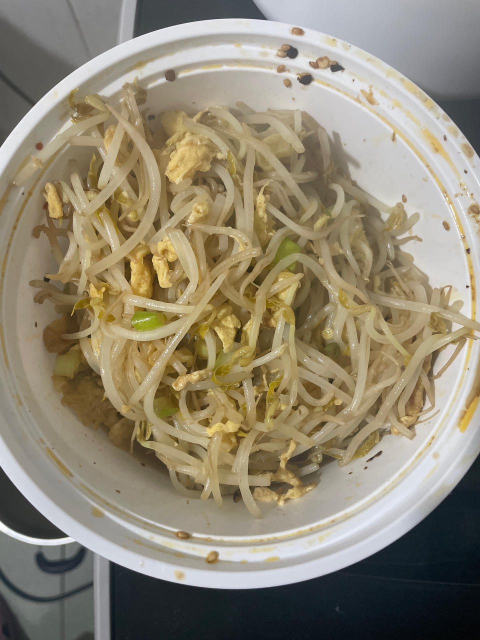 豆芽炒鸡蛋