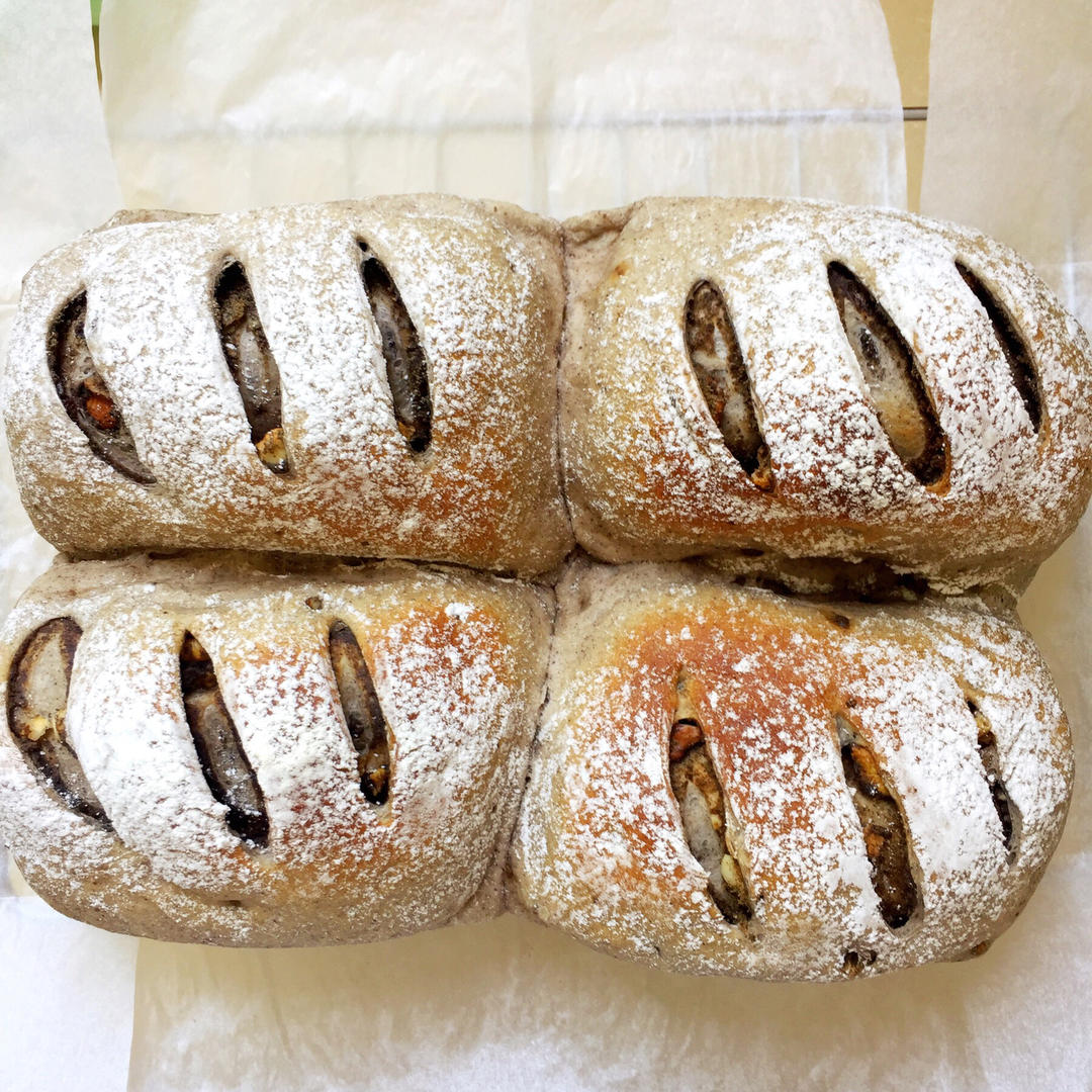 仿85度C家黑谷物核果（中种法）