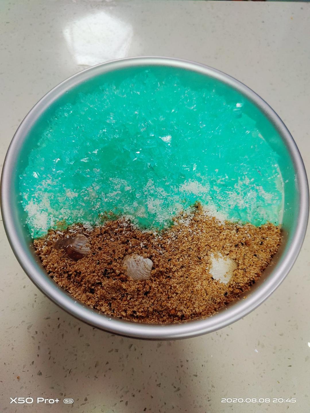 蓝色海洋慕斯