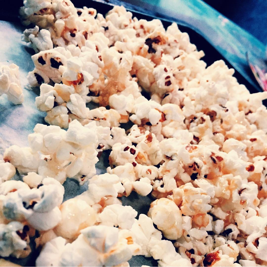 春节零食自制焦糖爆米花 Caramel Popcorn