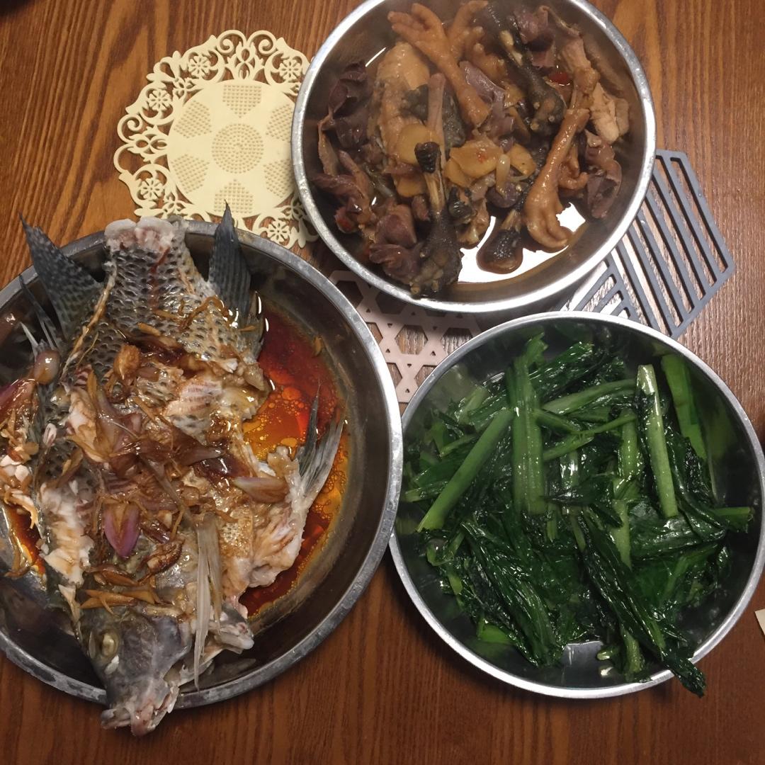 一家四口一日三餐❤️