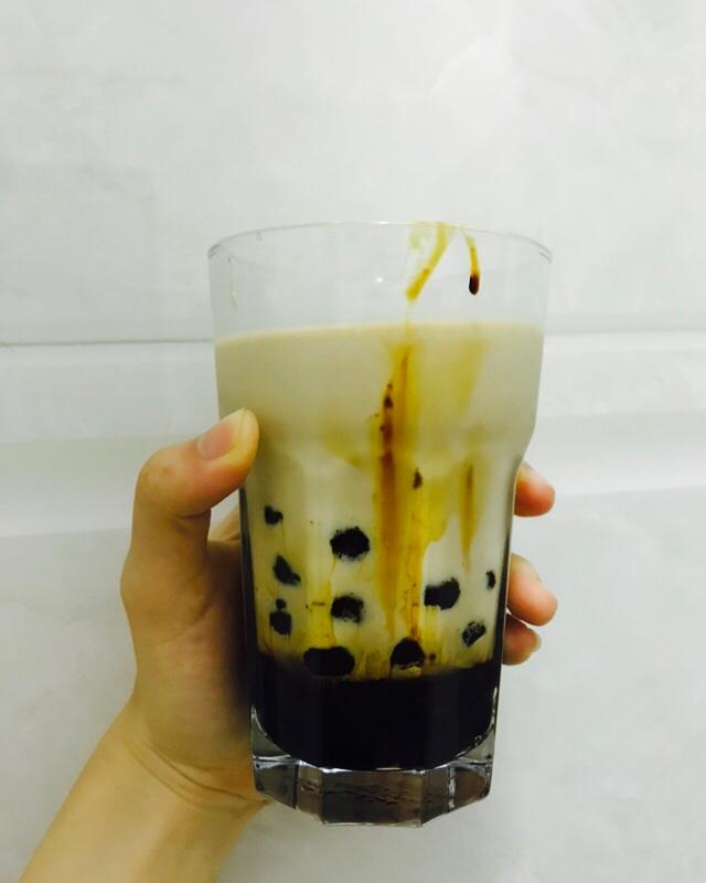 黑糖珍珠鲜奶-在家喝鹿角巷