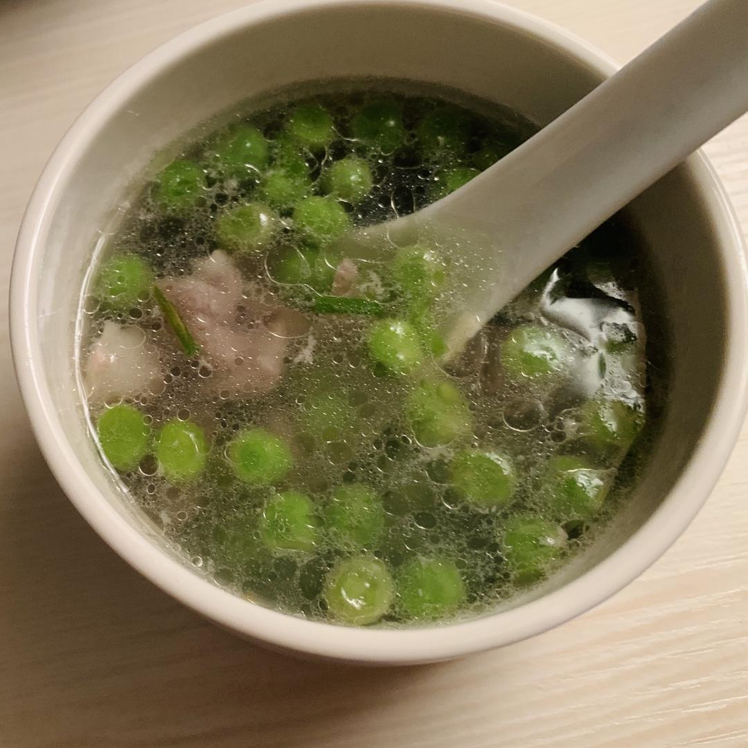 肉末豌豆汤