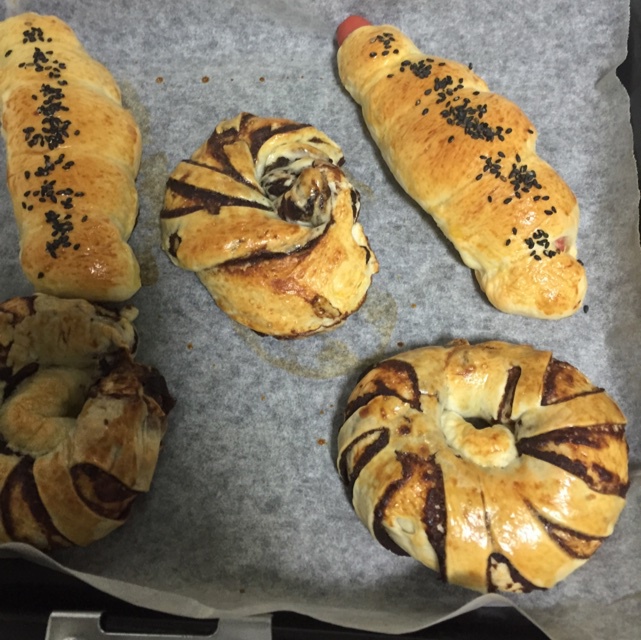 热狗面包卷