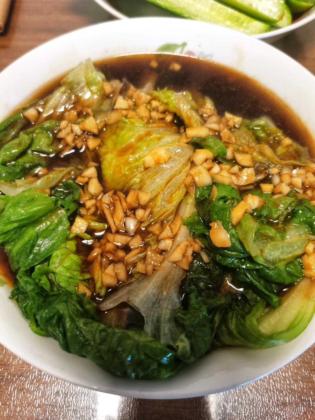 厨师长教你：“蚝油生菜”的家常做法，爽脆鲜嫩，简单易做