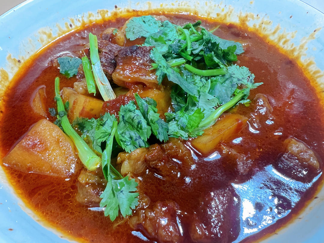 番茄土豆炖牛腩
