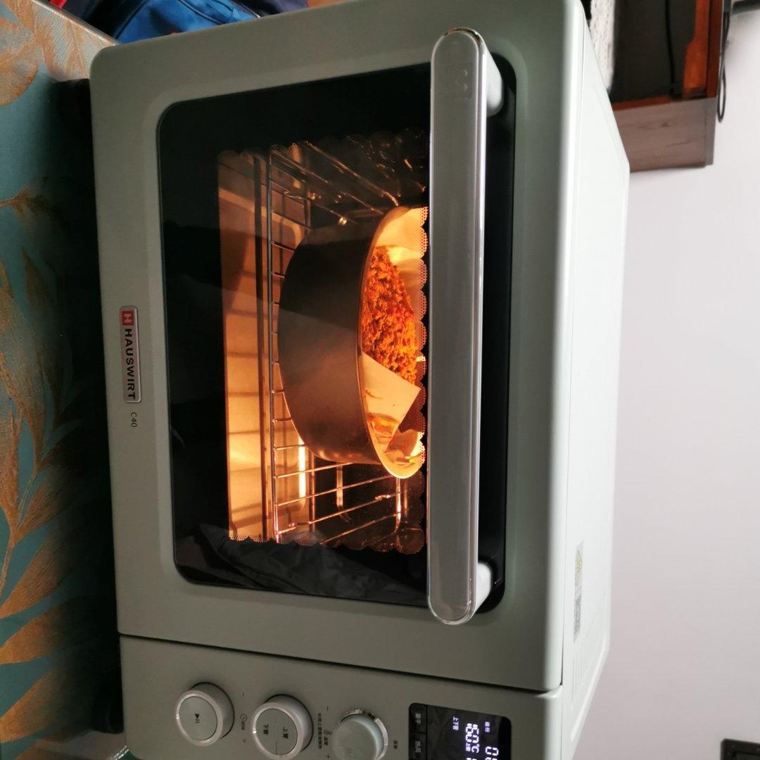 6寸咸香松软的香葱肉松戚风，一口惊艳