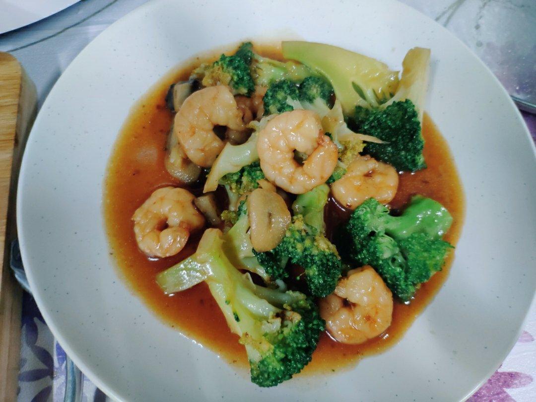 西兰花炒虾仁🍤
