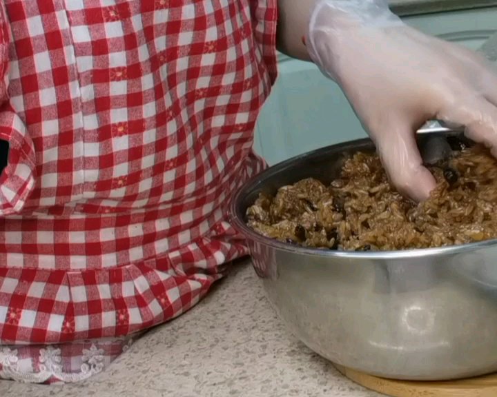 🔥烧麦‼️家常早点囤粮必做❗️肉丁糯米烧麦（饺子皮版.内附视频）的做法 步骤11