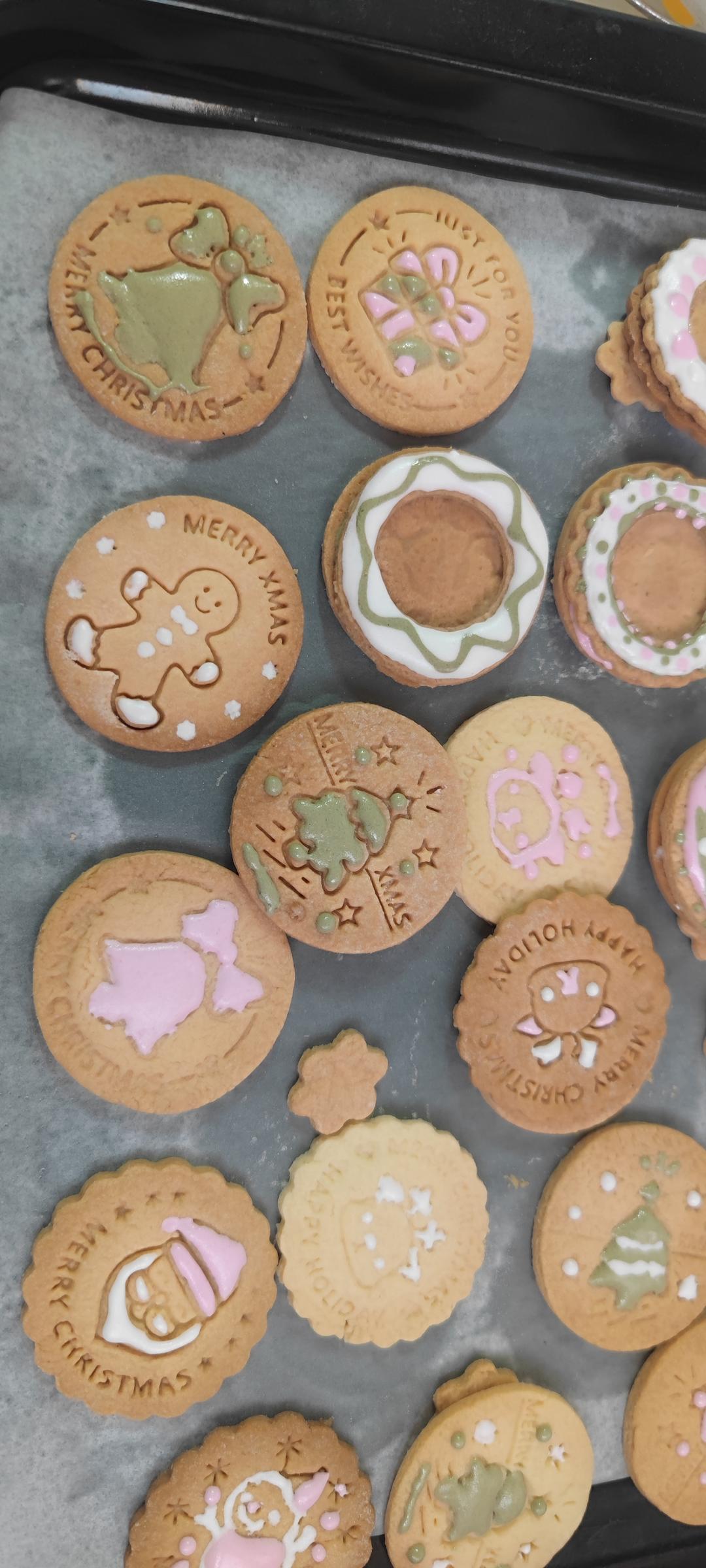 圣诞摇摇乐糖霜饼干