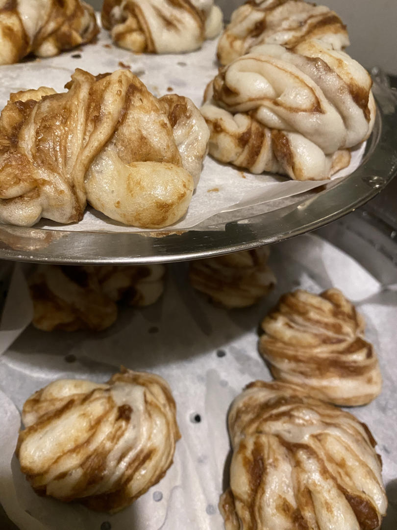 黄磊老师微博同款芝麻酱花卷，老少皆宜家庭必备的面食！