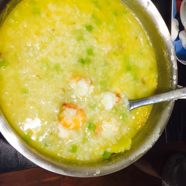 十五分钟快手之砂锅鲜虾粥(附5分钟电饭煲电压力锅更快捷方法)