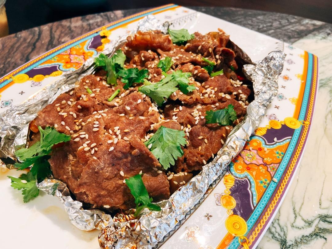 平底锅锡纸牛肉（超快手）