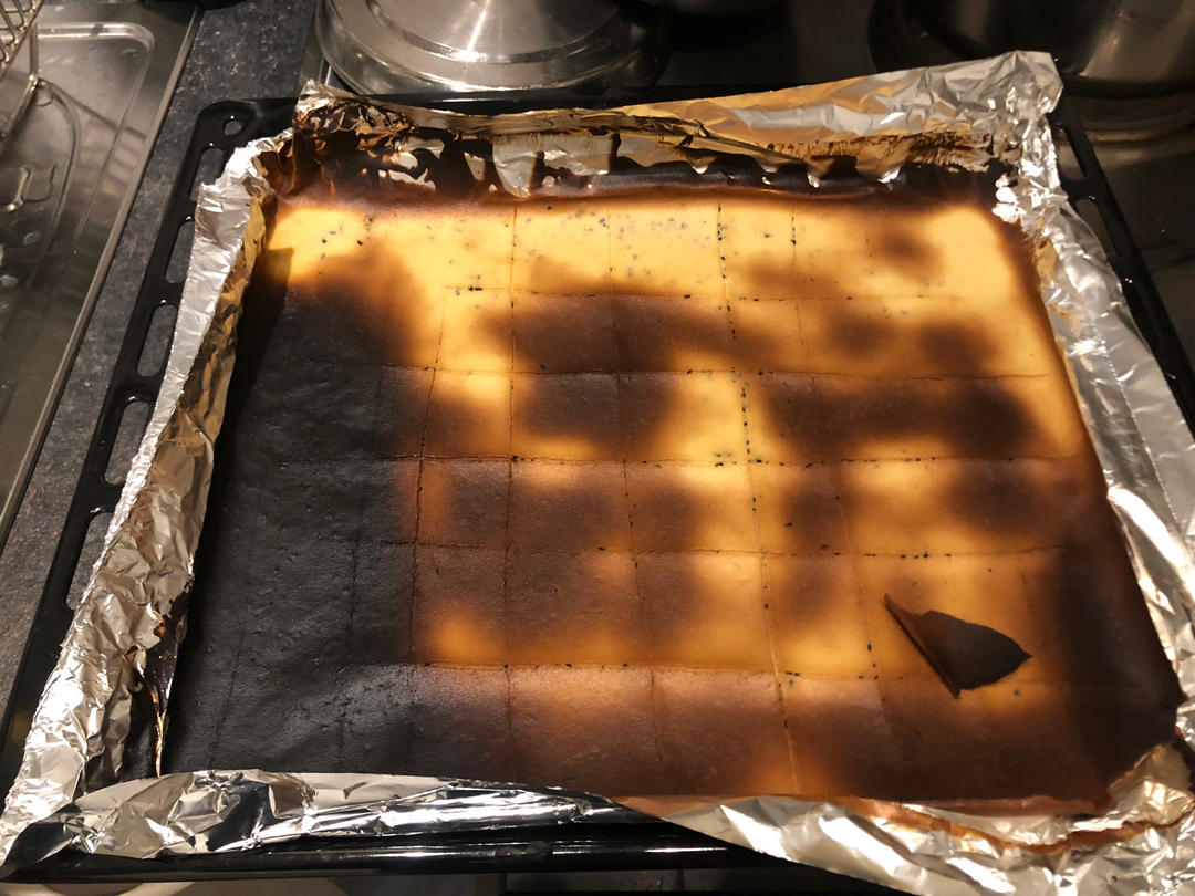 香脆可口的鸡蛋芝麻薄饼干