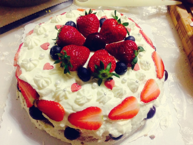 戚风生日蛋糕 （君之）