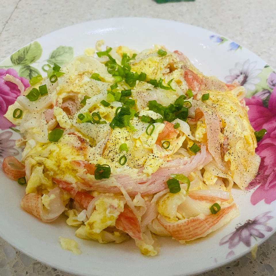 蟹柳滑蛋&蟹棒炒蛋