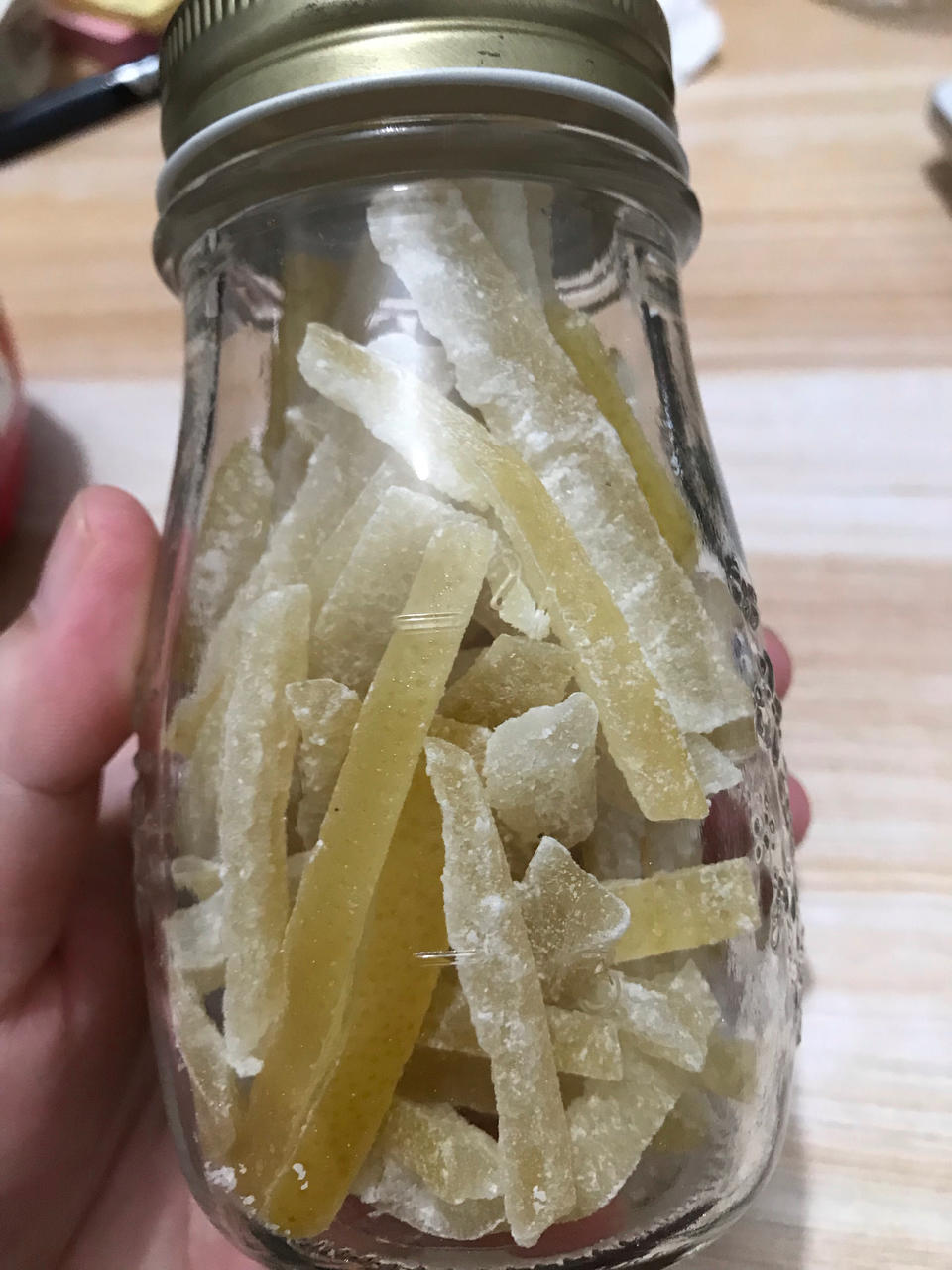 糯唧唧的柚子皮糖