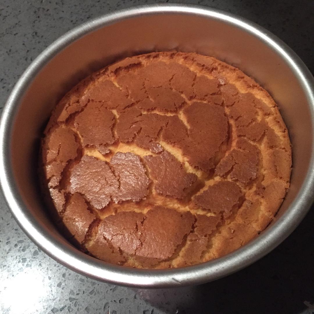 6寸原味戚风蛋糕