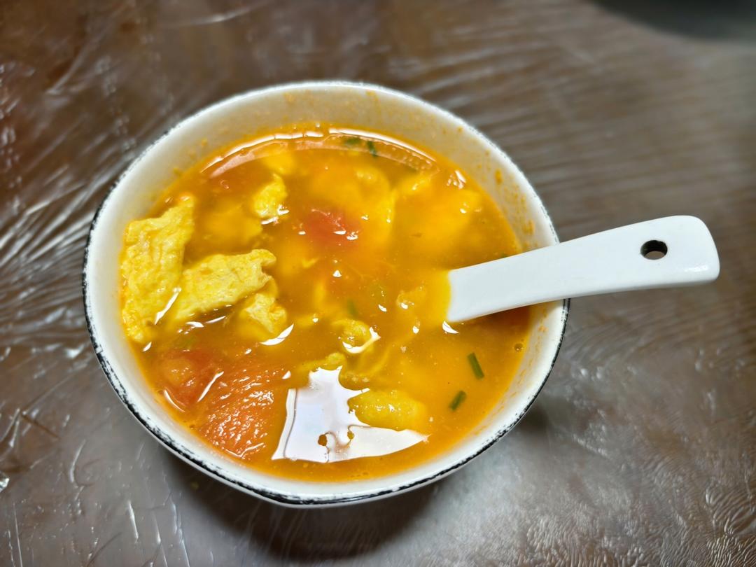 番茄鸡蛋浓汤（可直接做面汤）