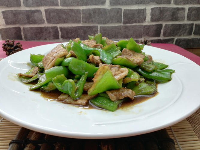 青椒炒肉