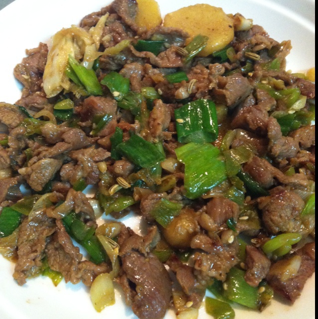 葱爆羊肉