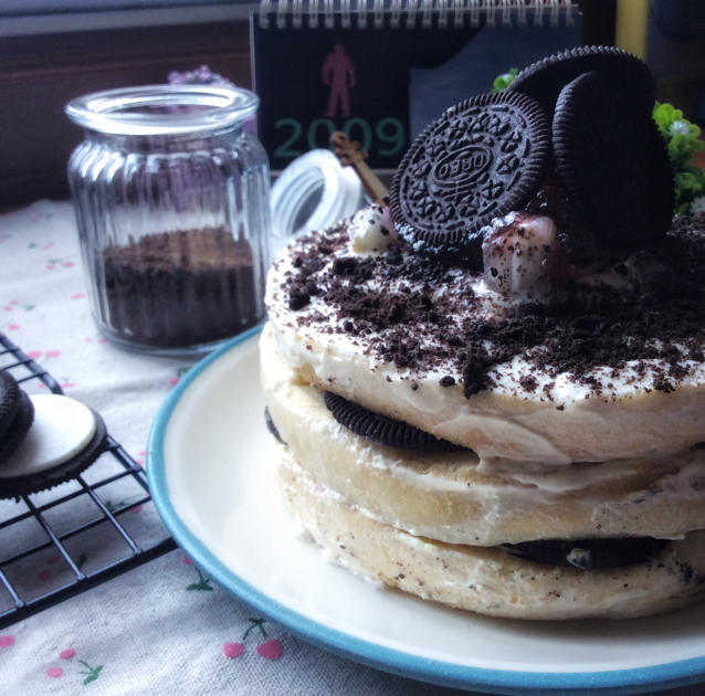 【零失败】不会裱花没关系的水果裸蛋糕 芒果裸蛋糕 完美戚风胚