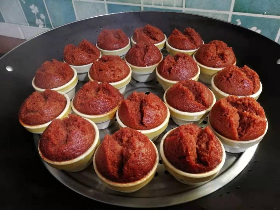 红糖（黑糖）发糕