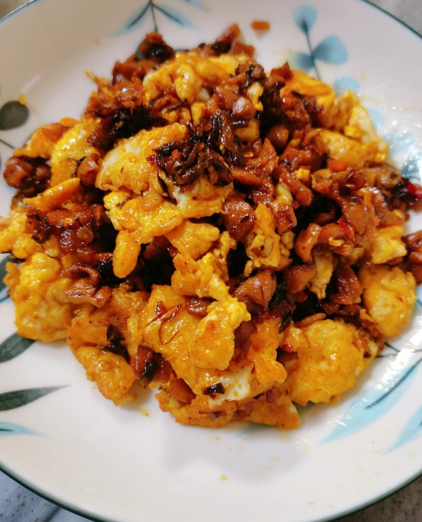 外婆菜炒蛋