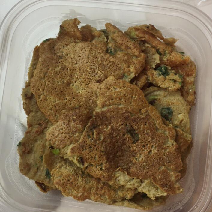 懒人快手餐：鸡蛋藕饼