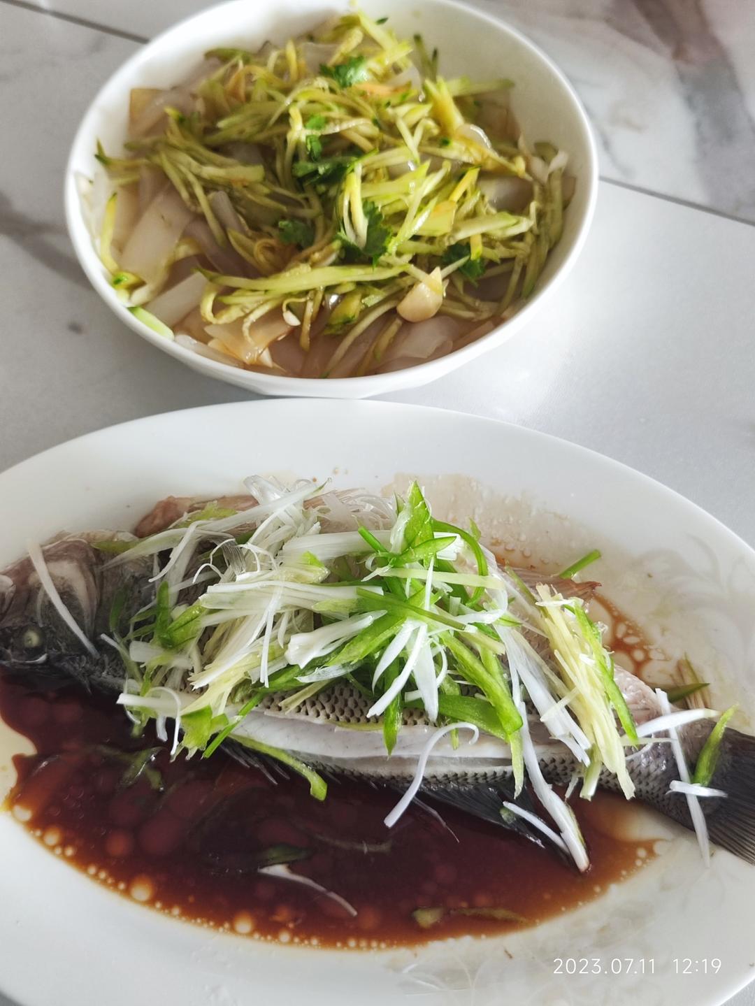 星级的清蒸鲈鱼