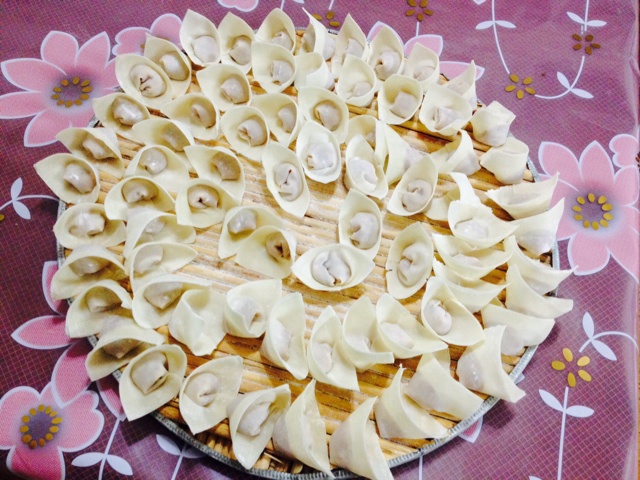 元宝馄饨的包法