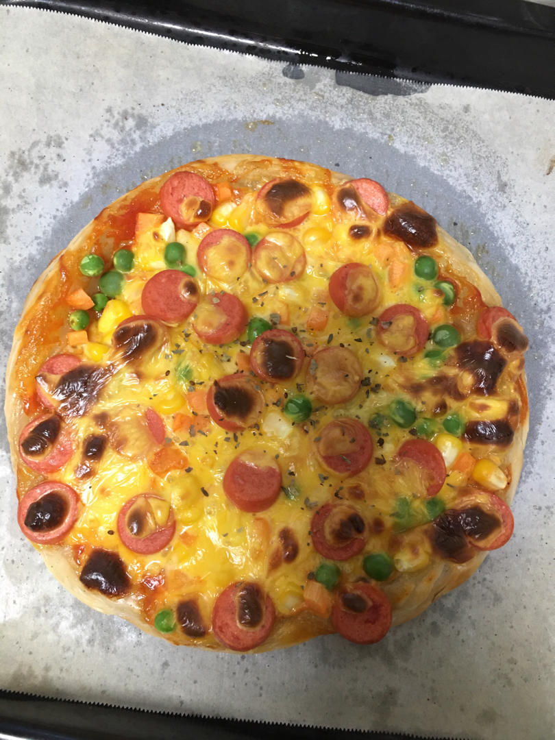 在家做披萨🍕做法超简单，保证你一学就会🙊🙊