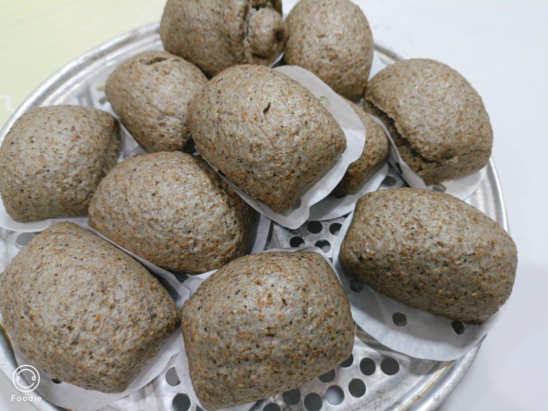 奶香黑芝麻刀切馒头