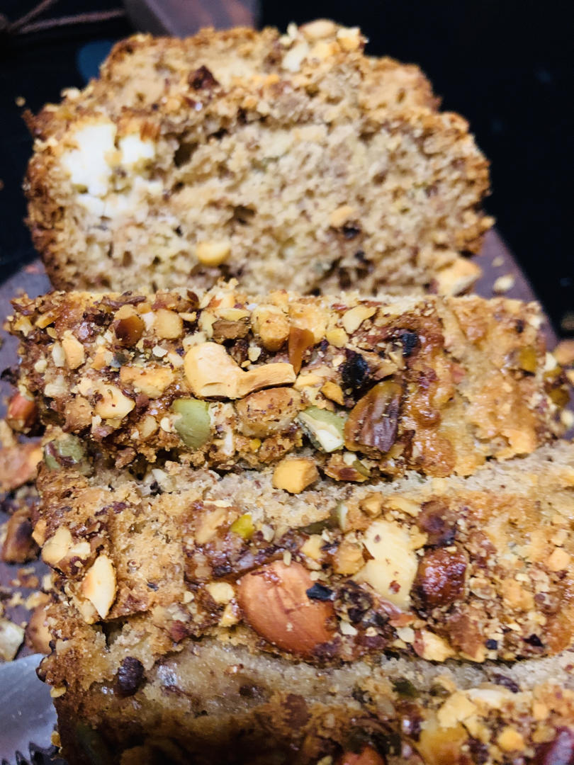 简易版香蕉核桃蛋糕