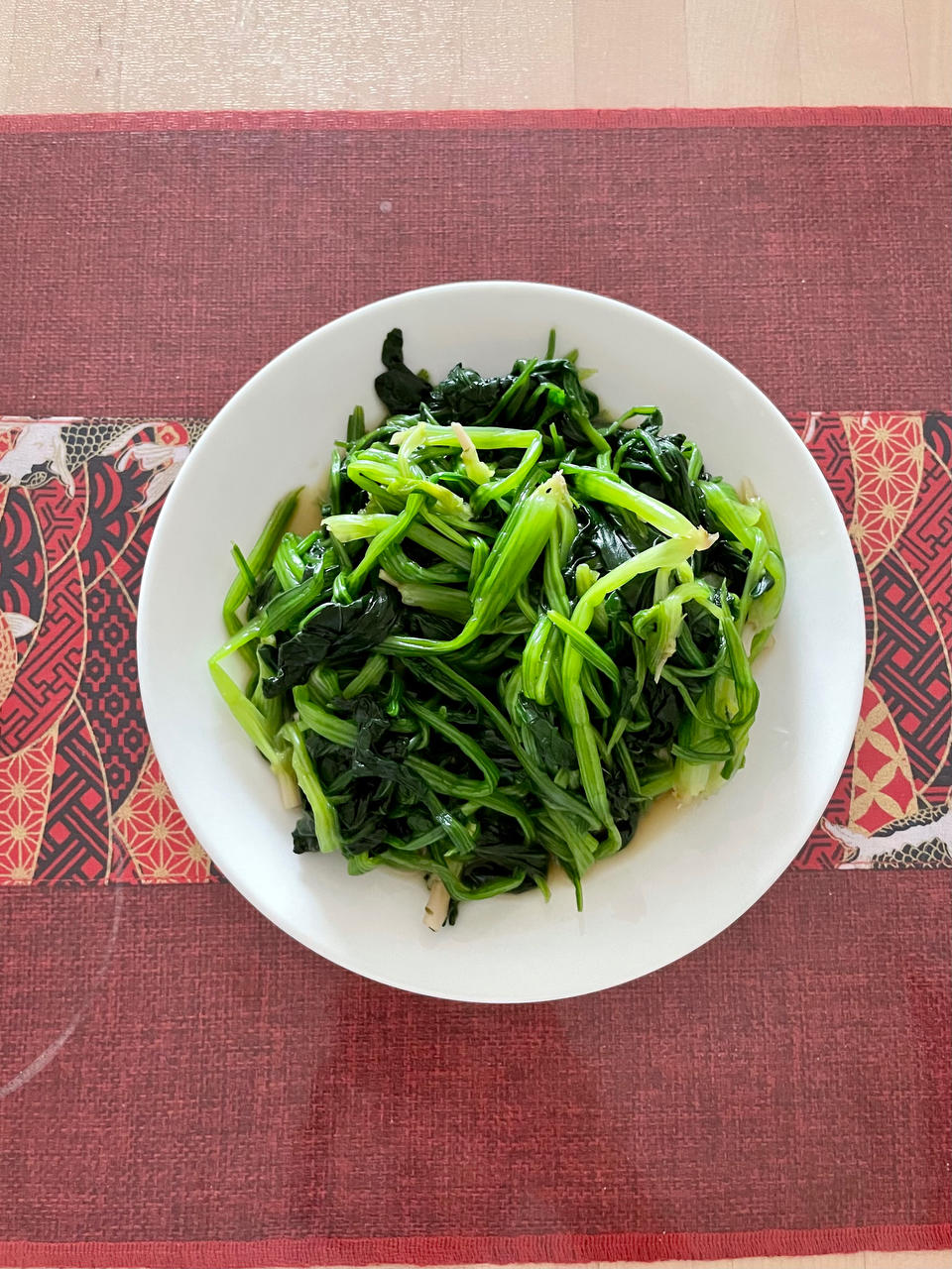 凉拌菠菜