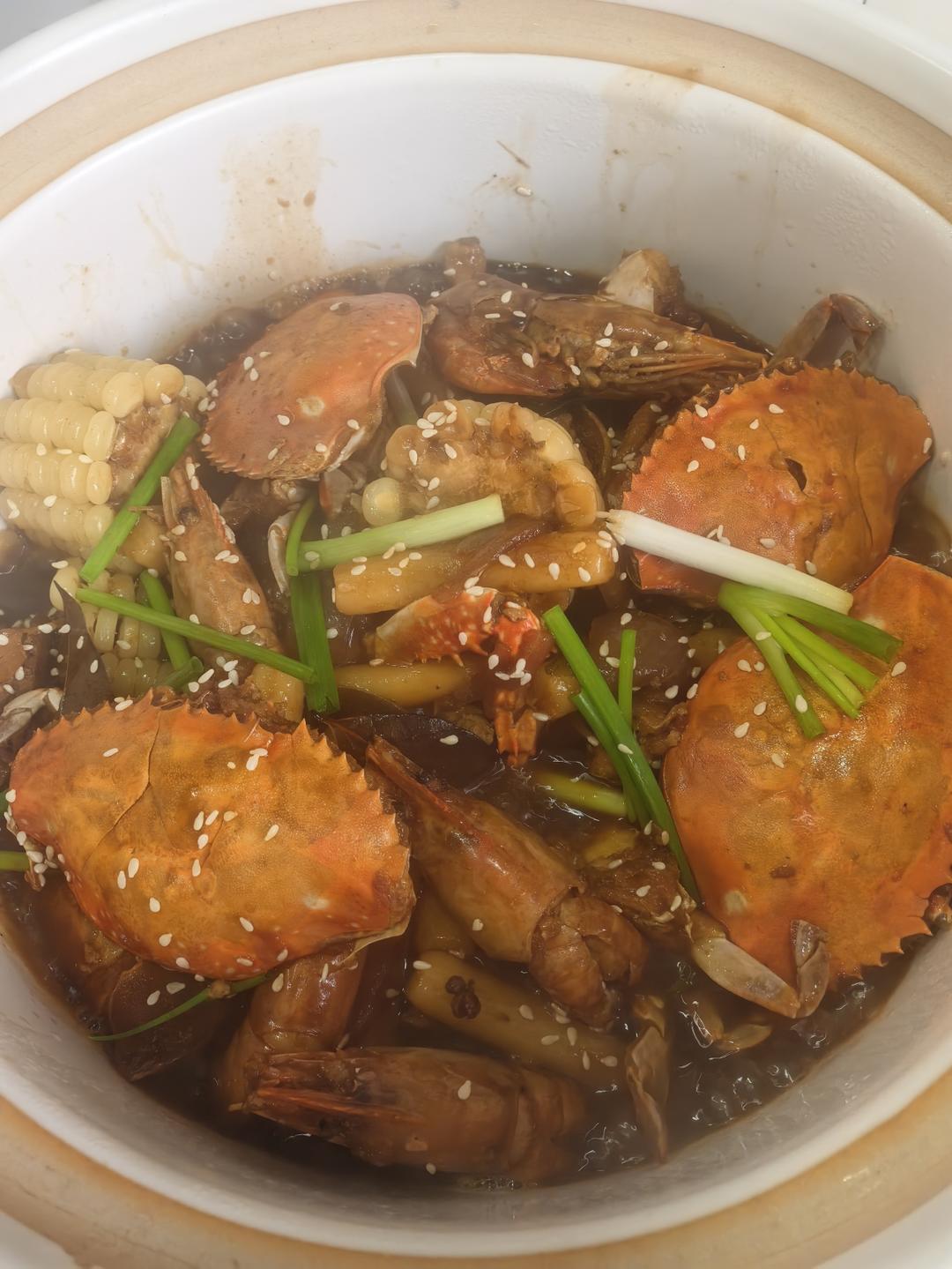 梭子蟹复刻胖哥俩肉蟹煲