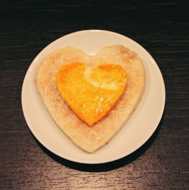爱心蛋饼
