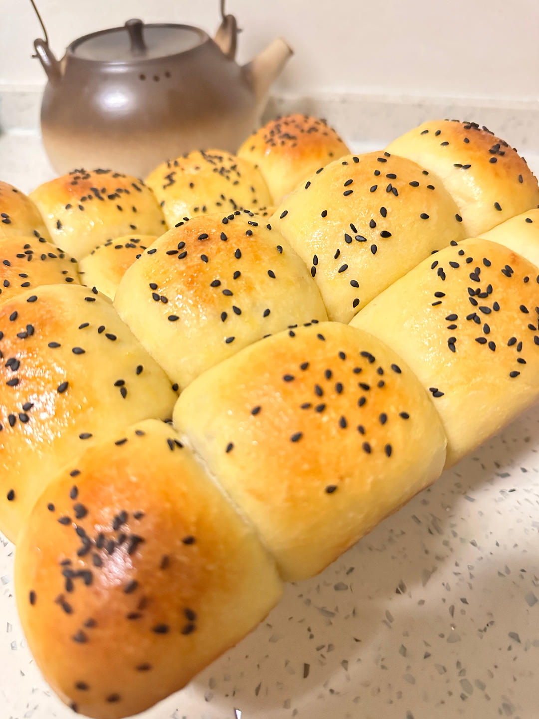 蜂蜜豆沙小面包