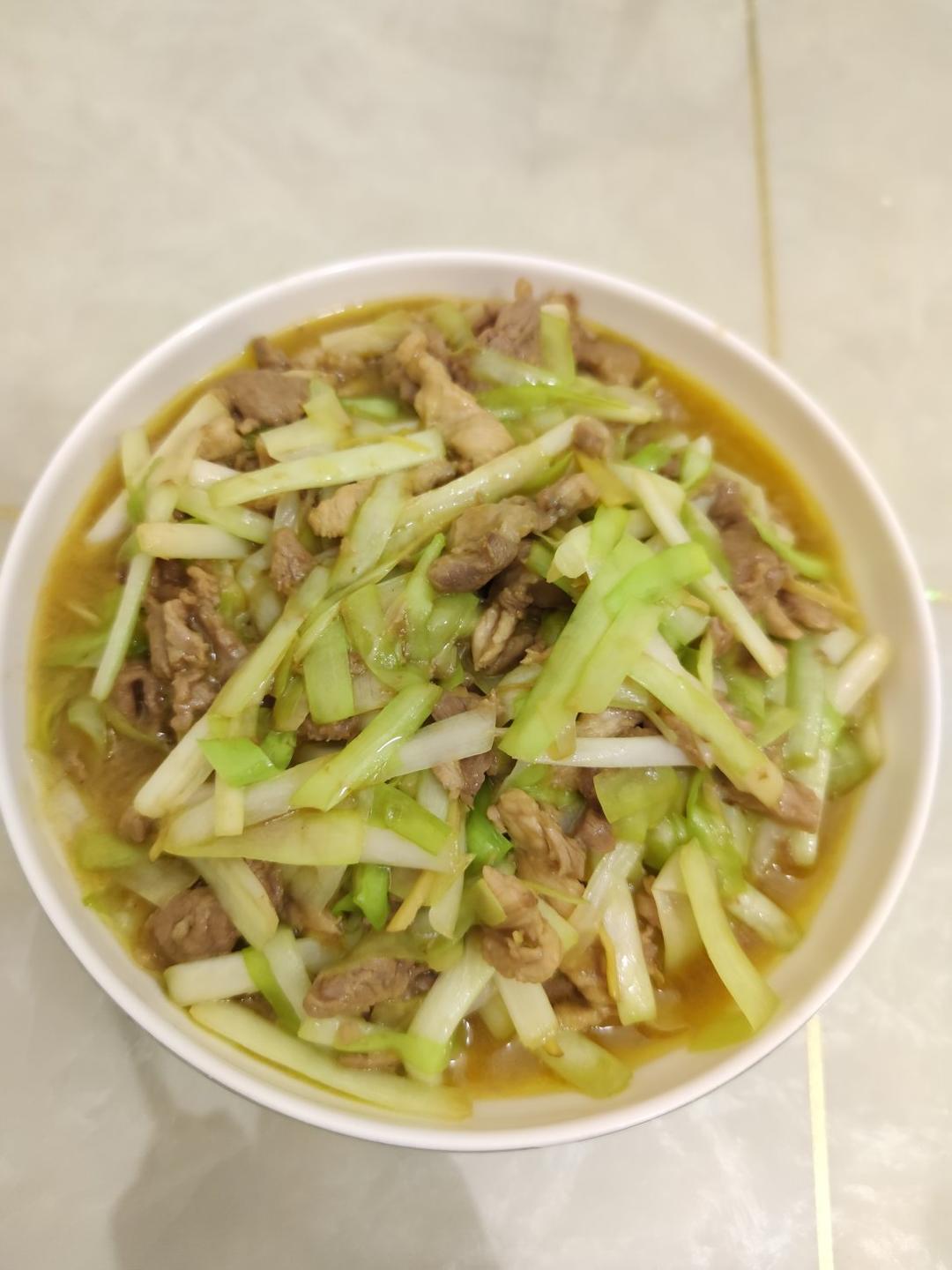 最好吃的韭黄炒肉