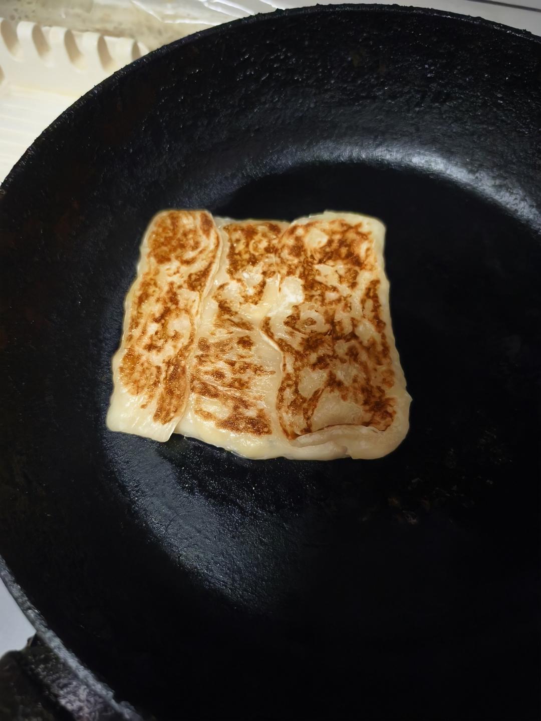 爆浆香蕉馅手抓饼